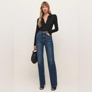 Reformation High Rise Jeans - Indigo